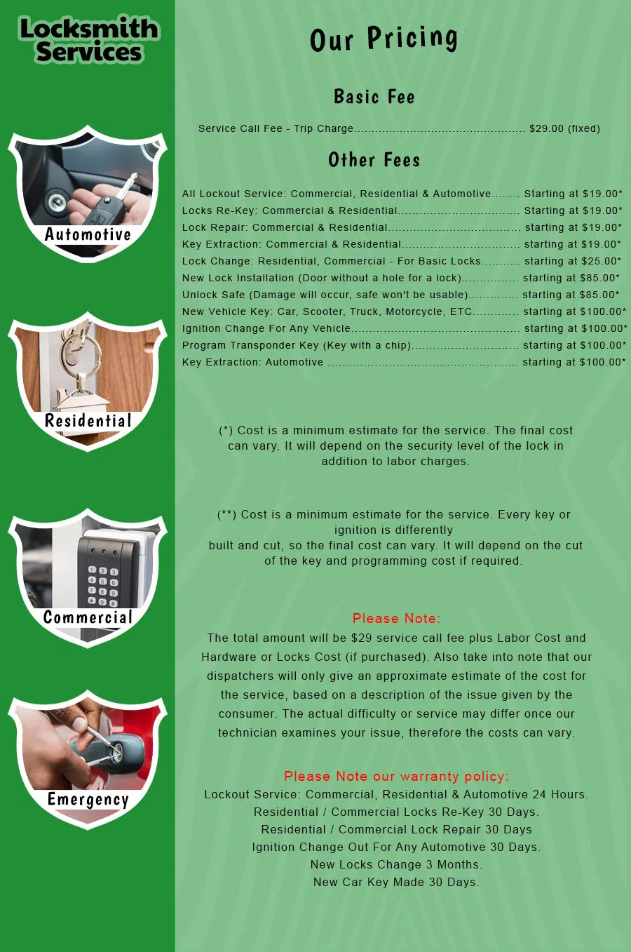 Haymarket VA Locksmith Store Haymarket, VA 571-285-0104